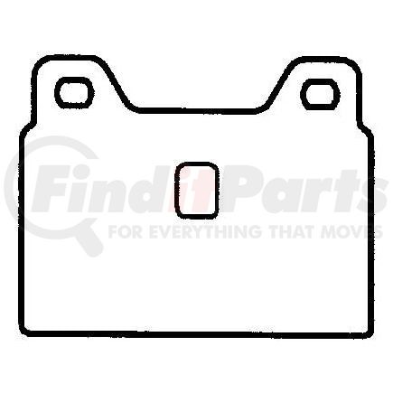 D157 by BENDIX - DISC PAD PKG