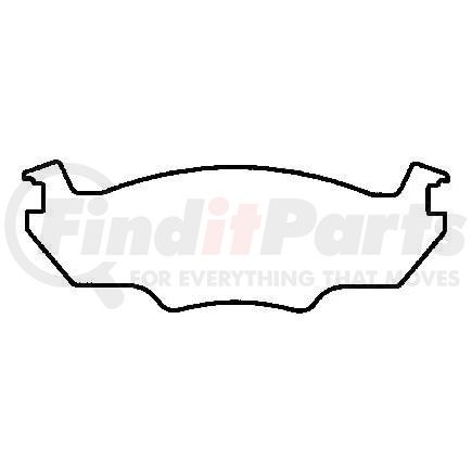 D158 by BENDIX - DISC PAD PKG