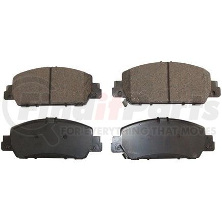 D1654 by BENDIX - CQ DISC PAD SET