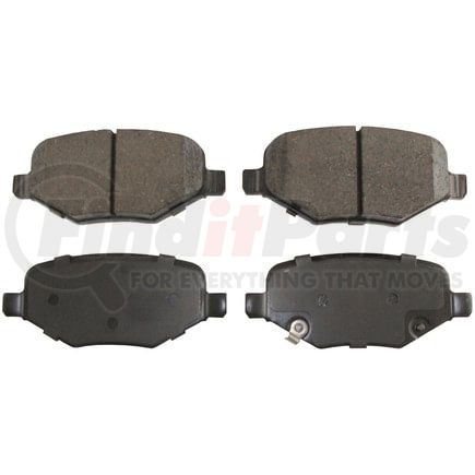 D1657 by BENDIX - CQ DISC PAD SET