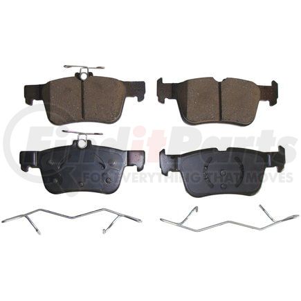 D1665 by BENDIX - DISC PAD SET