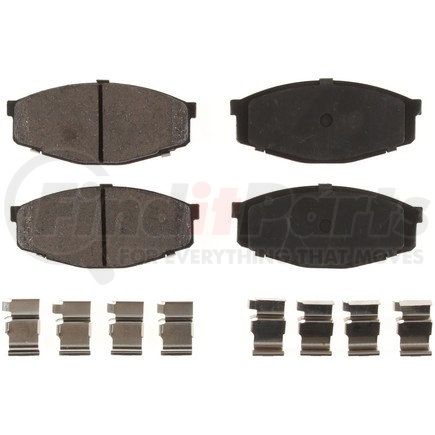 D207 by BENDIX - CQ Ceramic Brake Disc Pad Set, Front