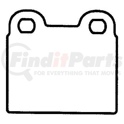 D21 by BENDIX - CQ Disc Pad Set