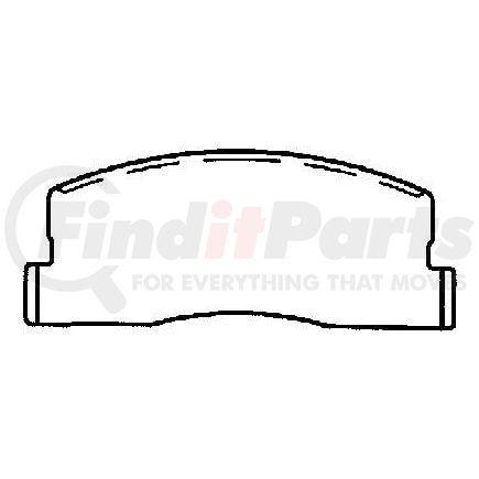 Bendix D223 Disc Brake Pad Set CQ Disc Pad Set