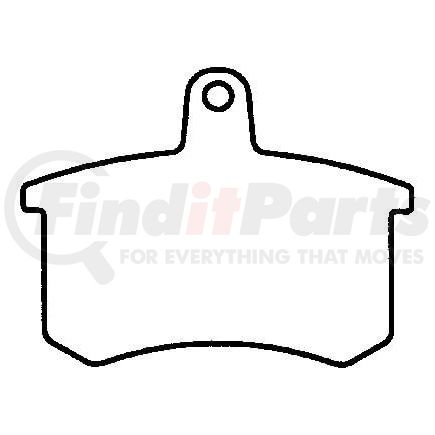 D228CT by BENDIX - CT3 Disc Pad Set