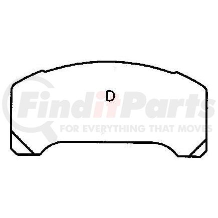 D310 by BENDIX - DISC PAD PKG