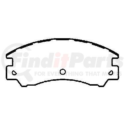 D311 by BENDIX - Disc Brake Pad Set - Ceramic