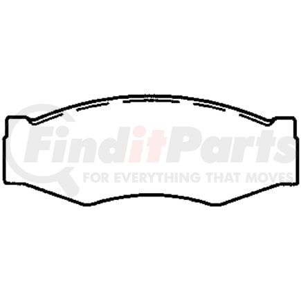 D266CT by BENDIX - CT3 Ceramic Disc Pad Set