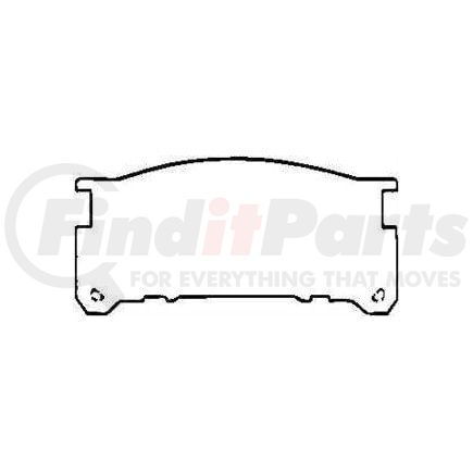 D291 by BENDIX - CQ Disc Pad Set