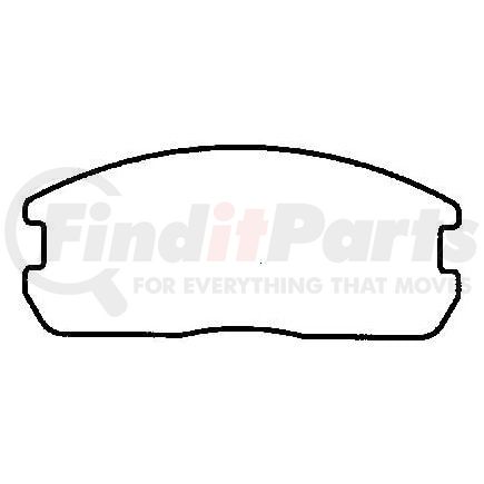 D299CT by BENDIX - CT3 Disc Pad Set