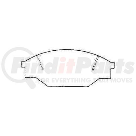 Bendix D303 Disc Brake Pad Set Pad Disc