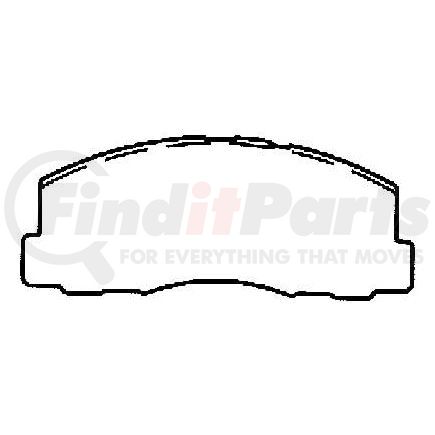 D328CT by BENDIX - CT3 Disc Pad Set