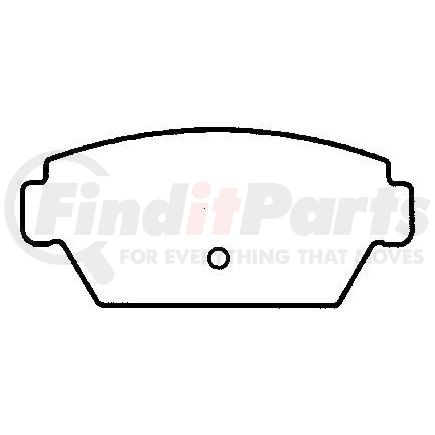 D329CT by BENDIX - CT3 Disc Pad Set