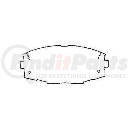 D336CT by BENDIX - CT3 Ceramic Disc Pad Set