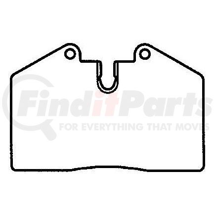 D345 by BENDIX - CQ Disc Pad Set