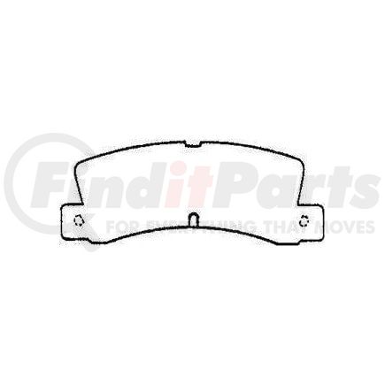 Bendix D352CT Disc Brake Pad Set CT3 Ceramic Disc Pad Set