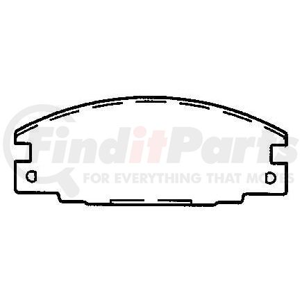 D363CT by BENDIX - CT3 Disc Pad Set