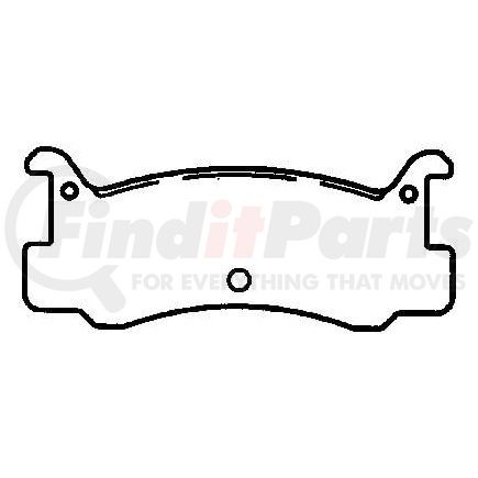 D366CT by BENDIX - CT3 Disc Pad Set