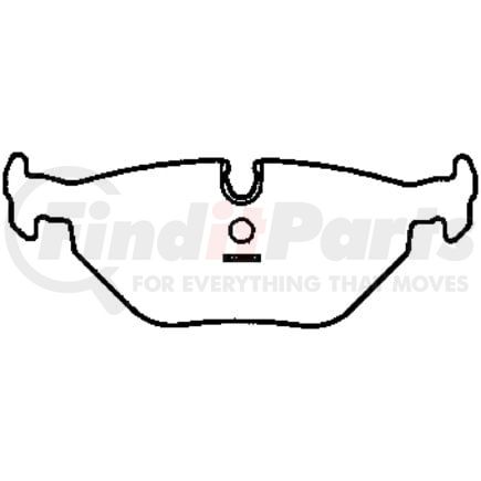 D396CT by BENDIX - CT3 Ceramic Disc Pad Set