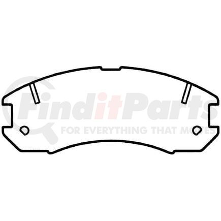 D399CT by BENDIX - CT3 Ceramic Disc Pad Set