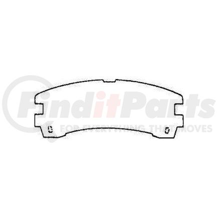 D401CT by BENDIX - CT3 Ceramic Disc Pad Set