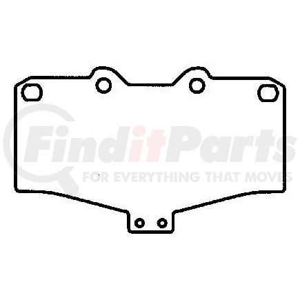 D410 by BENDIX - CQ Disc Pad Set