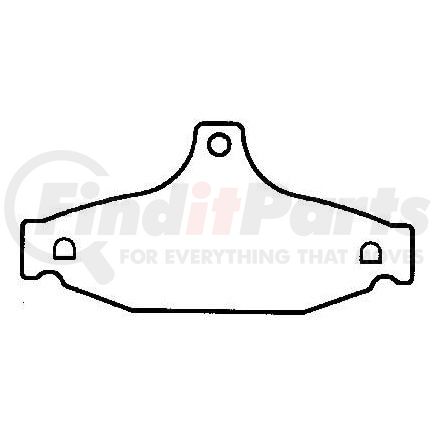 D413CT by BENDIX - CT3 Ceramic Disc Pad Set