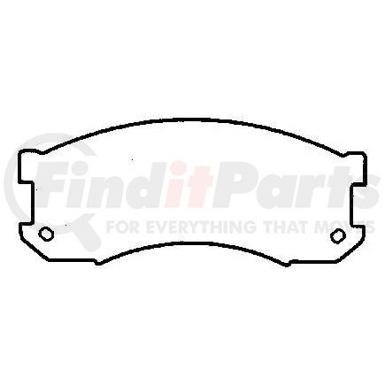 D428CT by BENDIX - CT3 Disc Pad Set