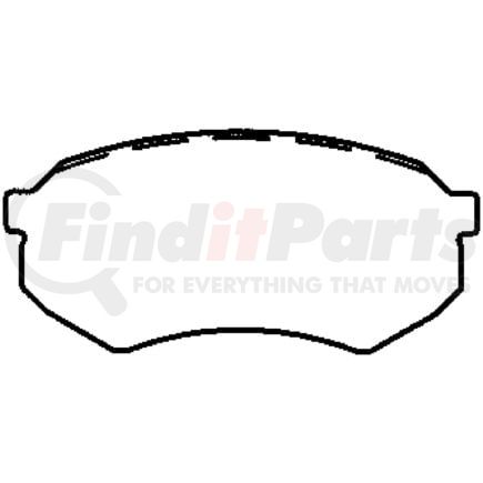 D433ACT by BENDIX - CT3 Ceramic Disc Pad Set