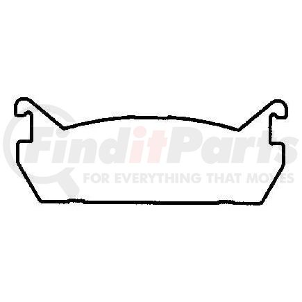 D458CT by BENDIX - CT3 Disc Pad Set