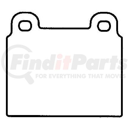 Bendix D45A Disc Brake Pad Set CQ Disc Pad Set