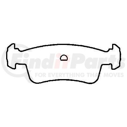 MKD359 by BENDIX - Disc Brake Pad Set - Semi Metallic