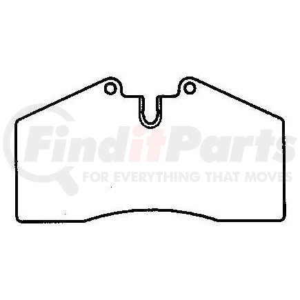 Bendix MKD372 Disc Brake Pad Set Pad Disc