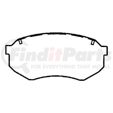 MKD389 by BENDIX - Disc Brake Pad Set