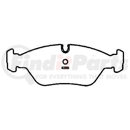 MKD395IQ by BENDIX - Semi-Met Disc Pad Set