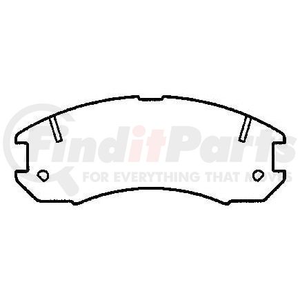 MKD399 by BENDIX - Disc Brake Pad Set