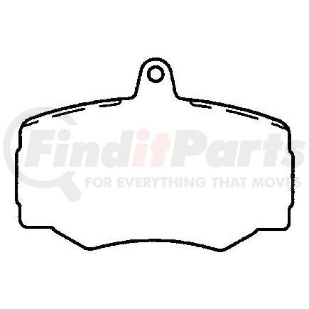 MKD407 by BENDIX - DISC PAD PKG