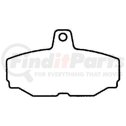 MKD408 by BENDIX - DISC PAD PKG