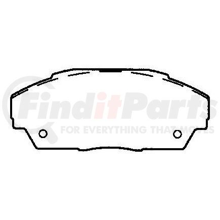 MKD409 by BENDIX - Disc Brake Pad Set