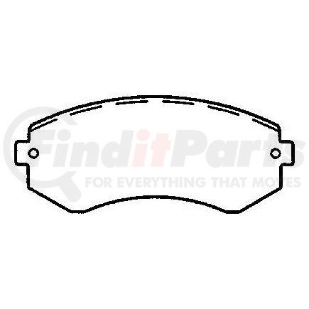 MKD422 by BENDIX - Disc Brake Pad Set