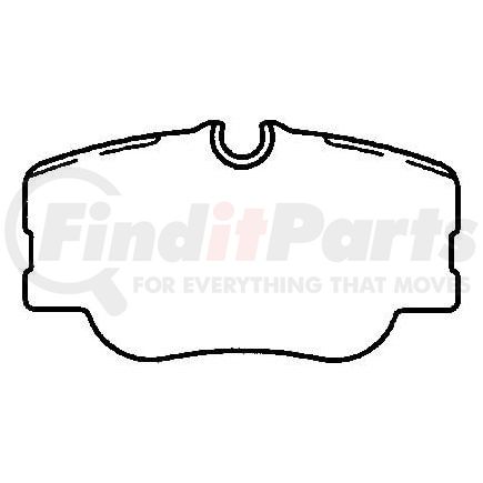 MKD423 by BENDIX - DISC PAD PKG