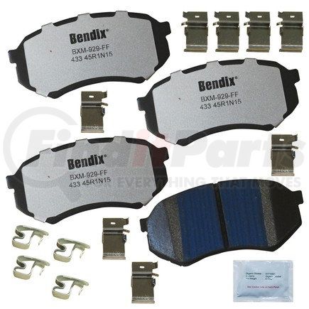 MKD433FM by BENDIX - FLEET METLOK Disc Brake Pad Set