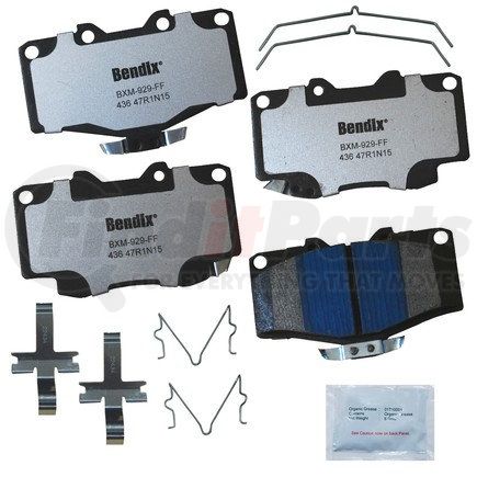 MKD436FM by BENDIX - FLEET METLOK Disc Brake Pad Set