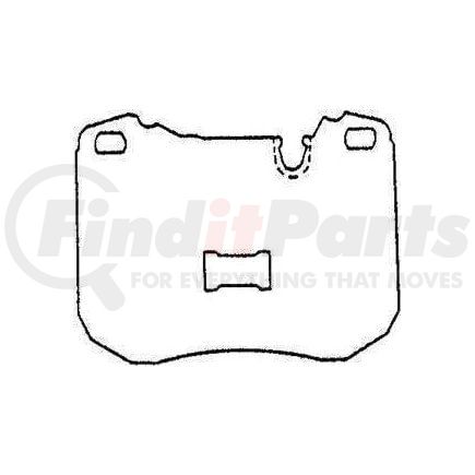 MKD443 by BENDIX - Semi-Met Disc Pad Set