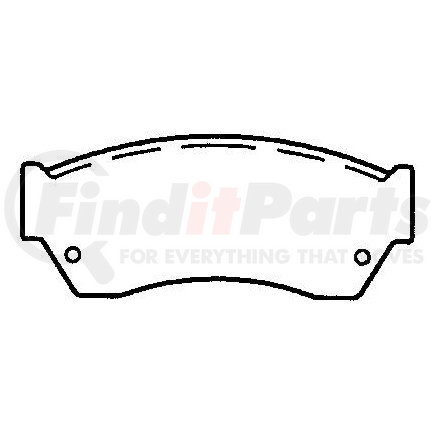 Bendix MKD451 Disc Brake Pad Set Disc Brake Pad Set