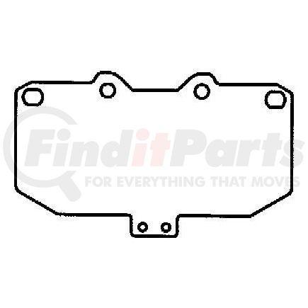 Bendix MKD460 Disc Brake Pad Set DISC PAD PKG