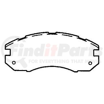 MKD470 by BENDIX - Disc Brake Pad Set