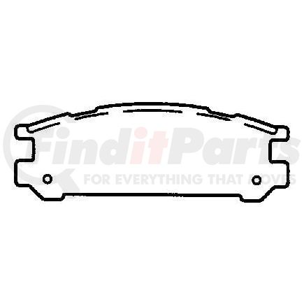 MKD471 by BENDIX - Disc Brake Pad Set