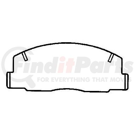 MKD500 by BENDIX - Pad Disc