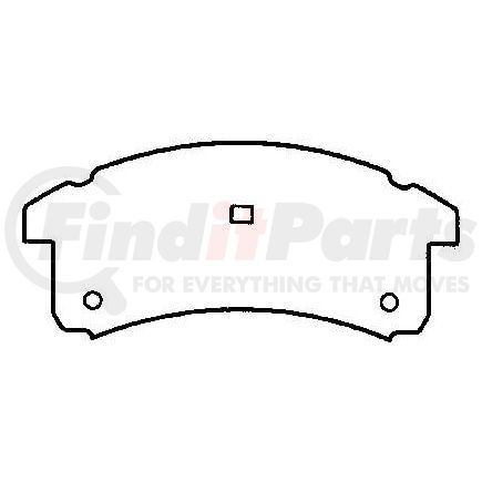 MKD505SUV by BENDIX - Disc Brake Pad Extended Wear (heavy Duty) Brake Pads With Shims